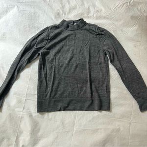 & Other Stories Wool Mock Neck Sweater S